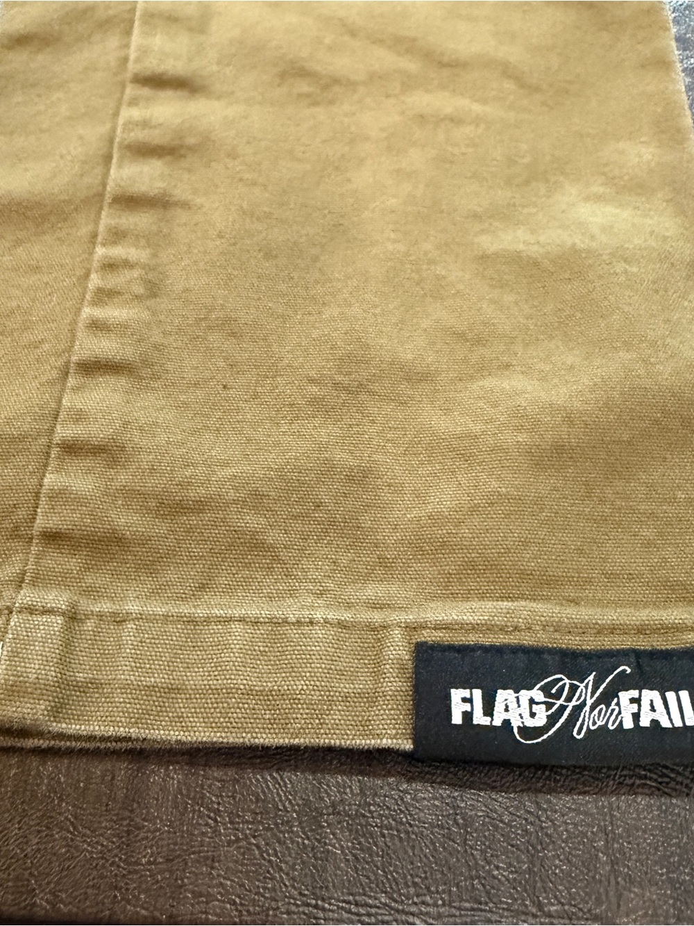 Flog nor Fail Montana Men's Overalls in Brown Sz M - Picture 11 of 14